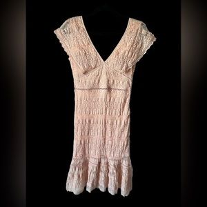 NWT‎ Gorgeous Foxiedox Pastel Pink Lace Dress M